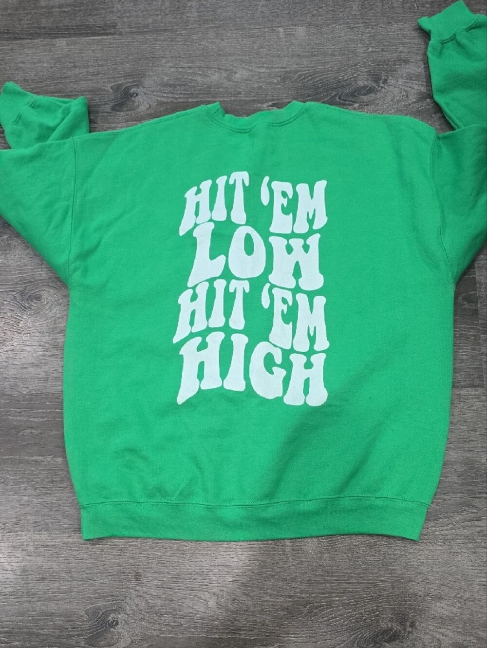 Gildan Kelly Green Heavy Blend Philadelphia Eagles Sweatshirt Sz XL - Picture 4 of 9